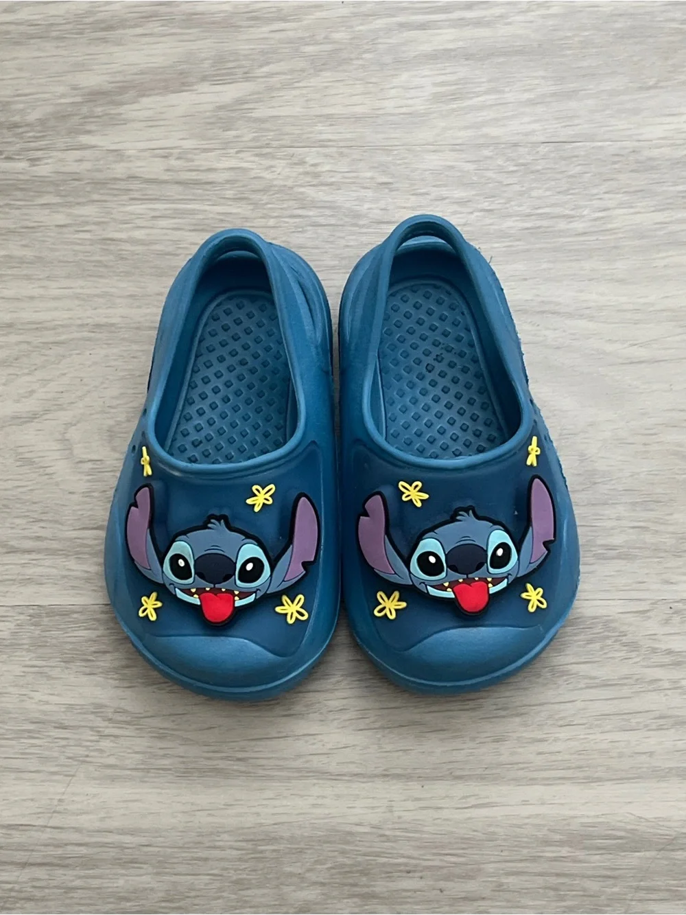 Disney Lilo & Stitch Kids Light Up Blue Clogs Shoes Size 5/6